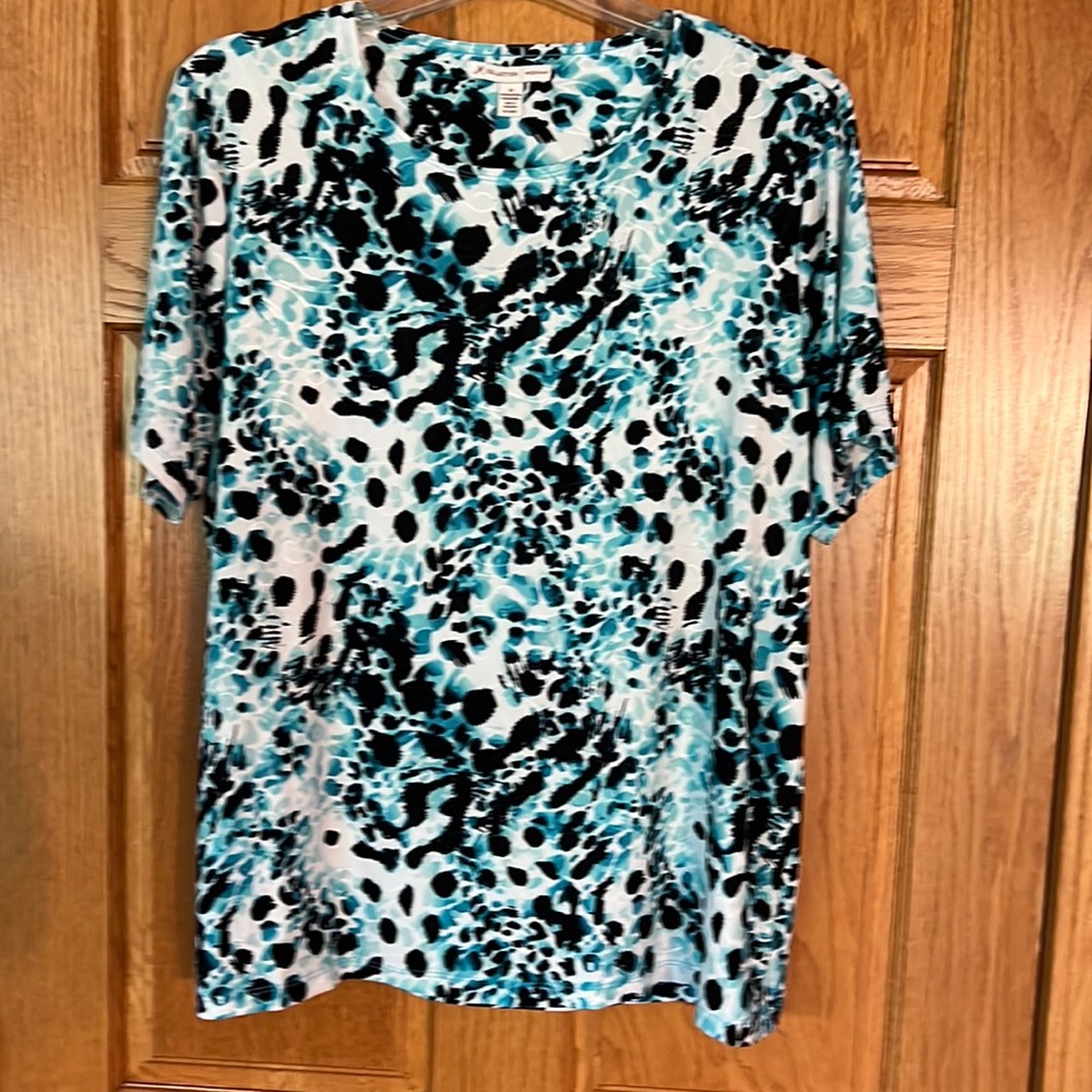 J M Collection Short Sleeve Top